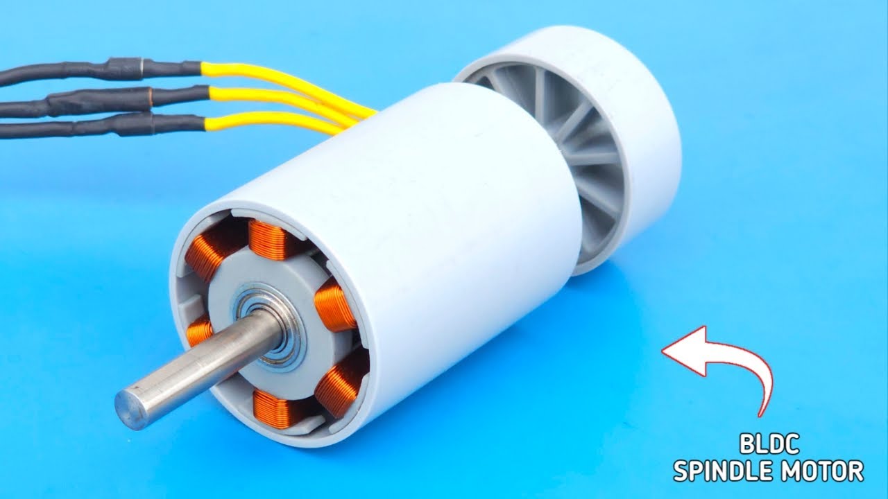 Making BLDC Spindle Motor (30000 rpm)