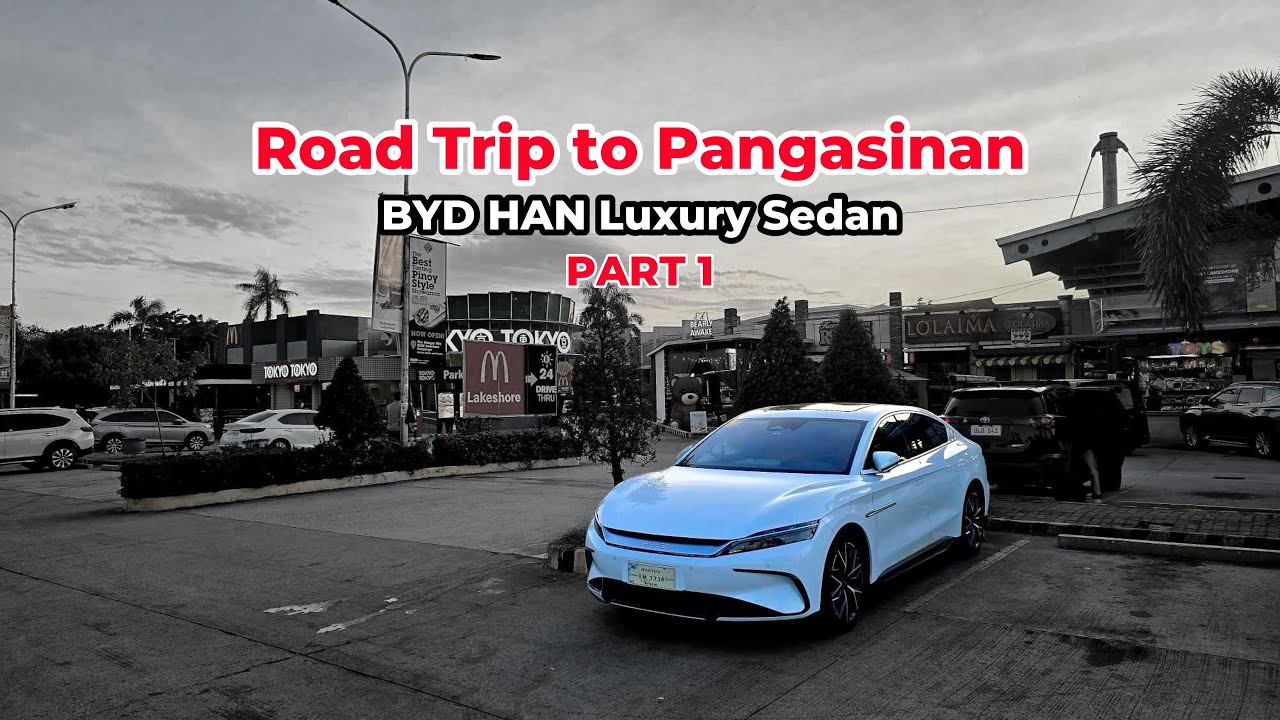 Road Trip to Pangasinan (Part 1) with the BYD Han Luxury Sedan