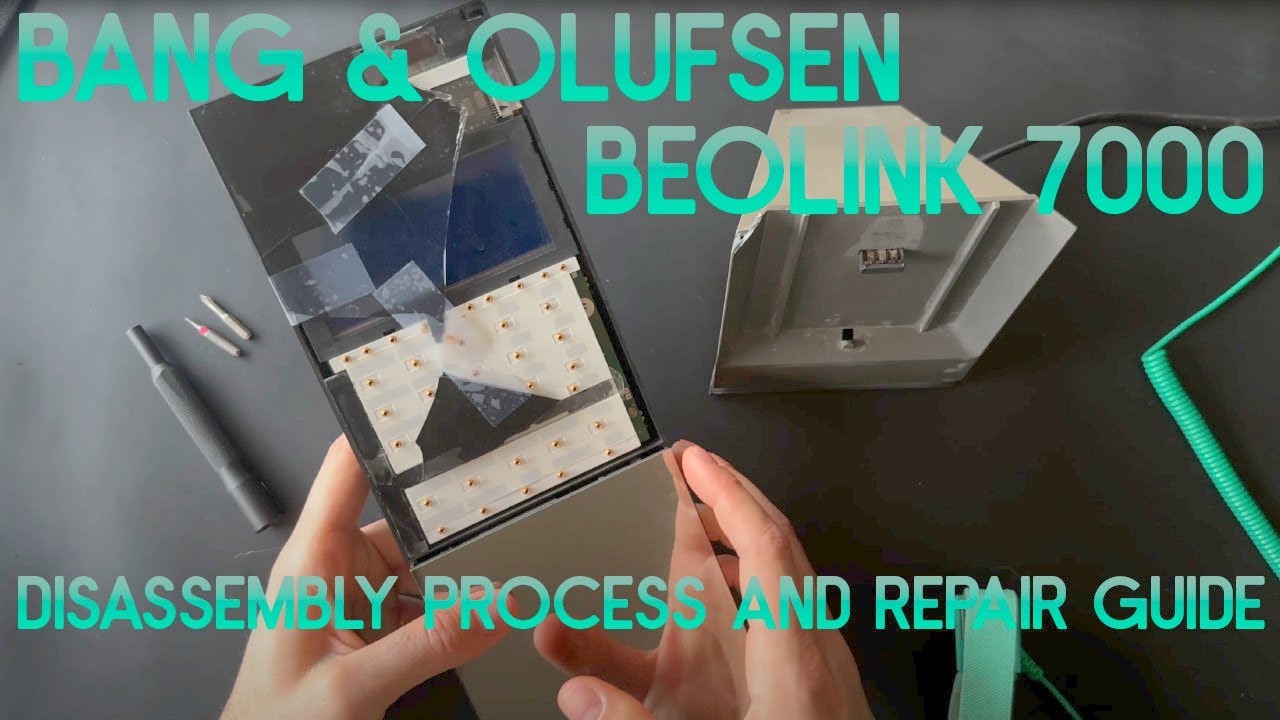 Bang & Olufsen Beolink 7000 Disassembly process and repair guide