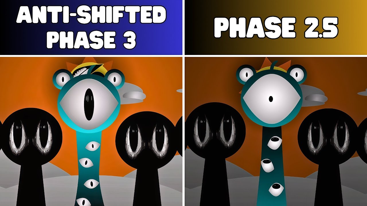 Incredibox Sprunki Anti-Shifted – Phase 3 VS Phase 2.5: Who Nails It Better?