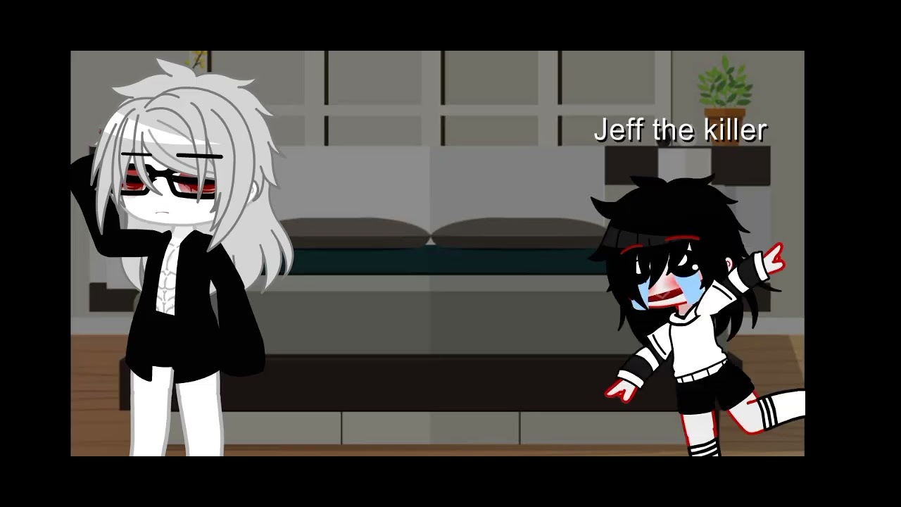 (Slenderman x Jeff😻👊🏻)#gacha ultra