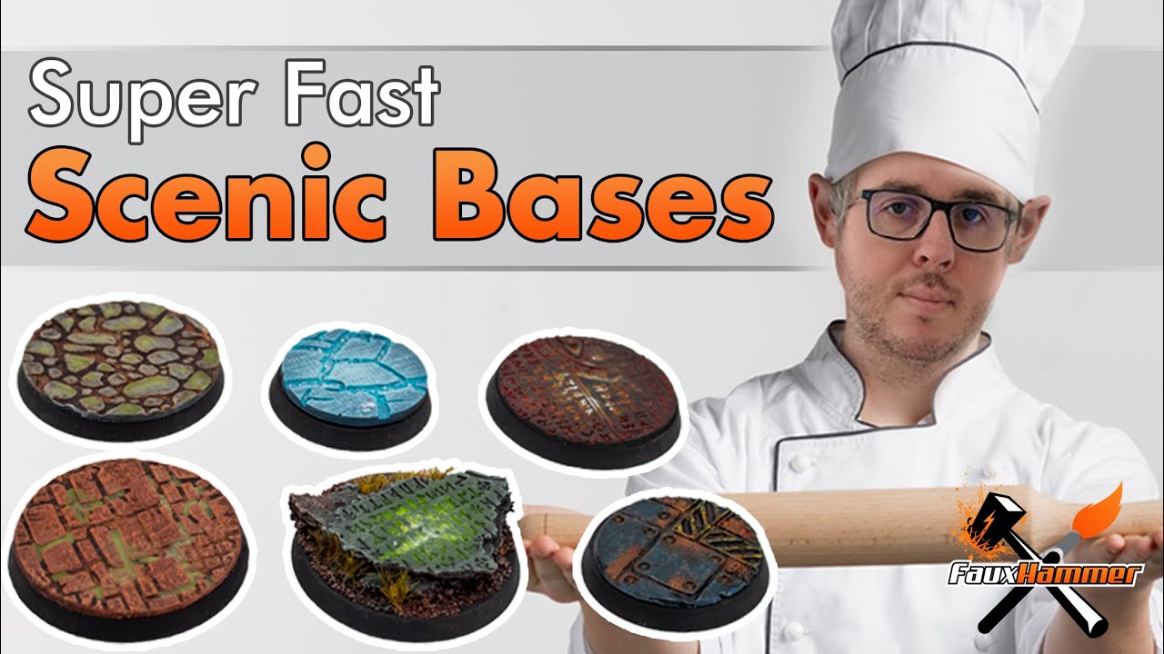 How to Make: Scenic Bases for Warhammer AOS & 40K - Super Fast