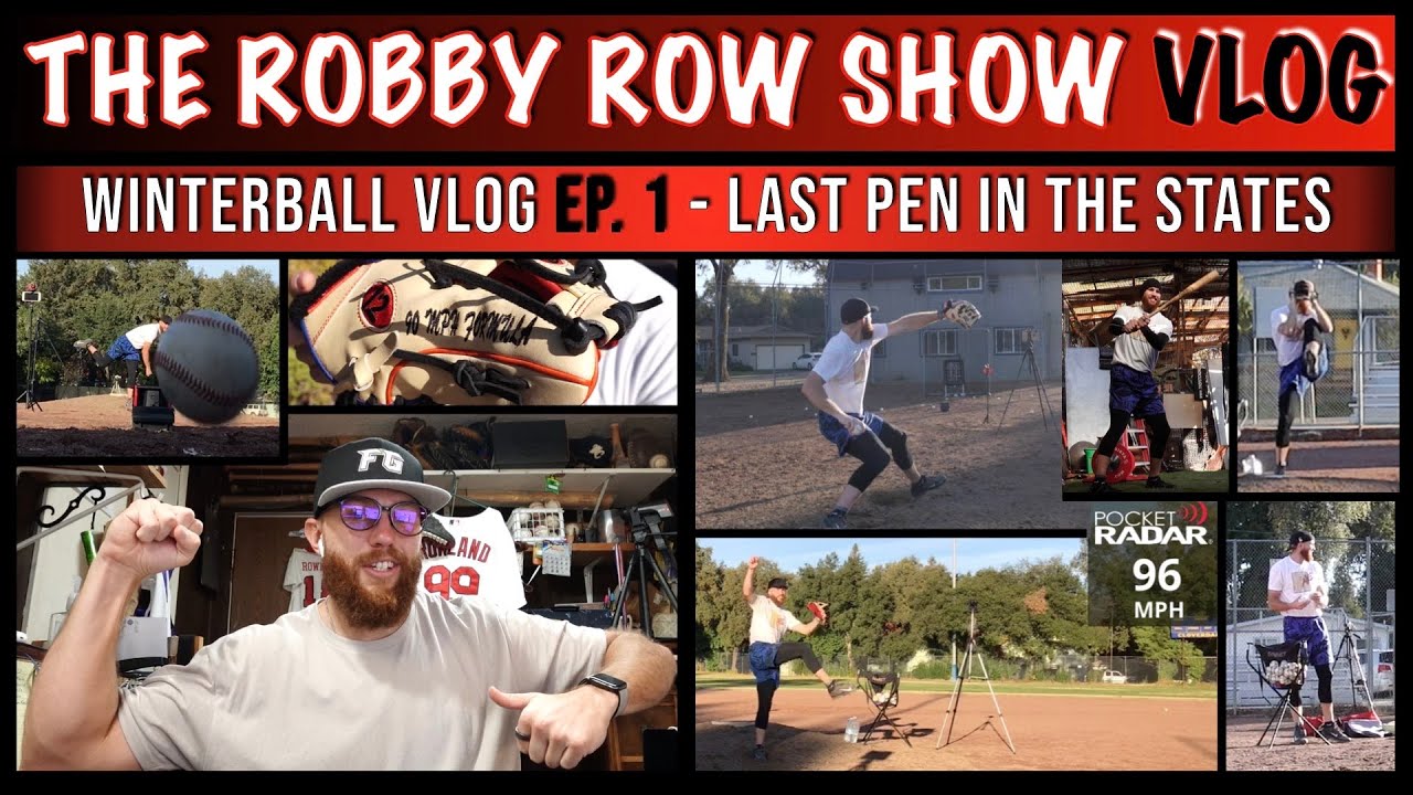 The Robby Row Show Winterball VLOG Ep. 1 - Last Bullpen in The States