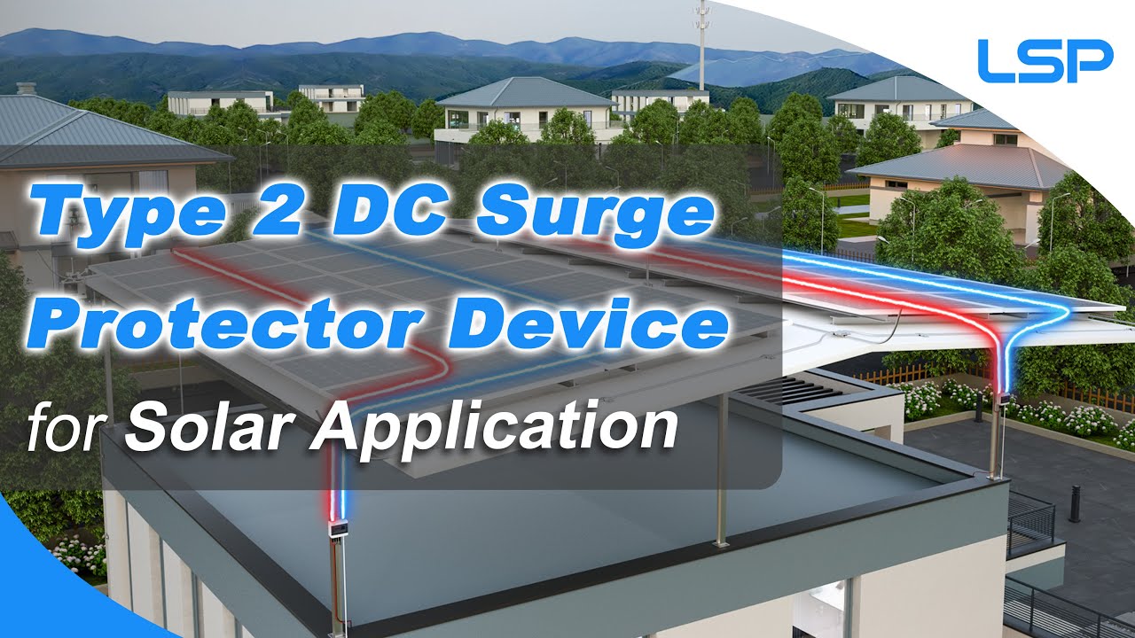 Type 2 1000V DC Surge Protector Device SPD for Solar Application