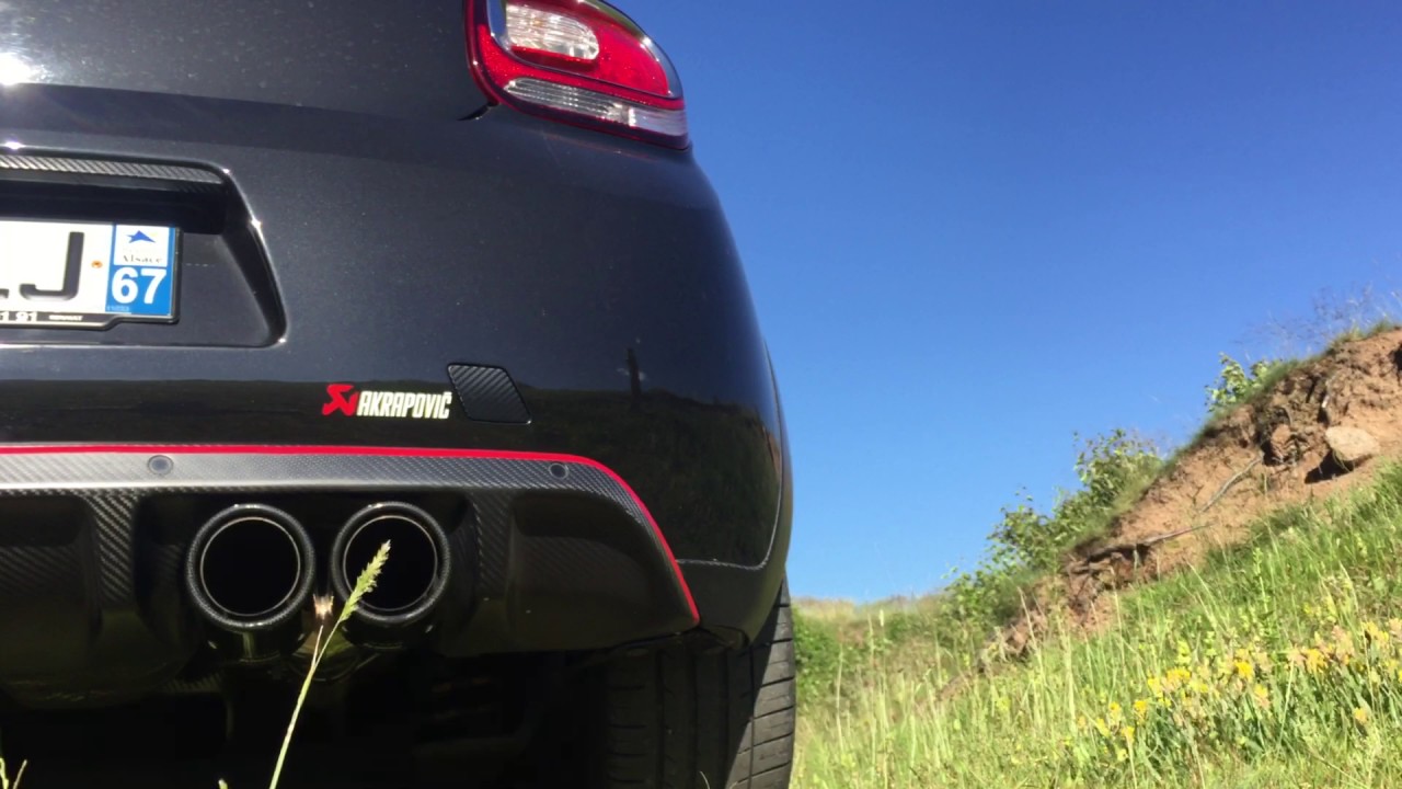 Ds3 racing ackrapovic sound&revs