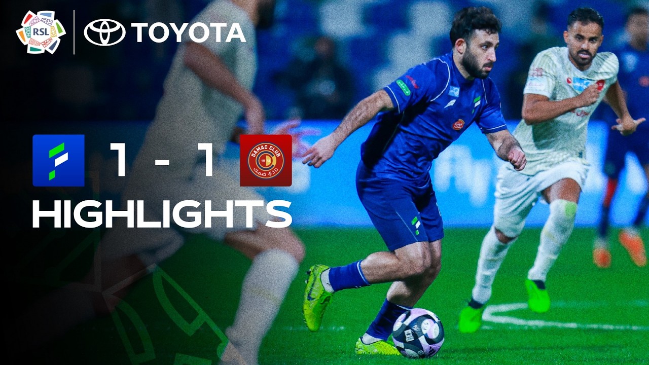 Points shared! 🤝 Al Fateh and Damac end level ⏱️ | Powered by Toyota