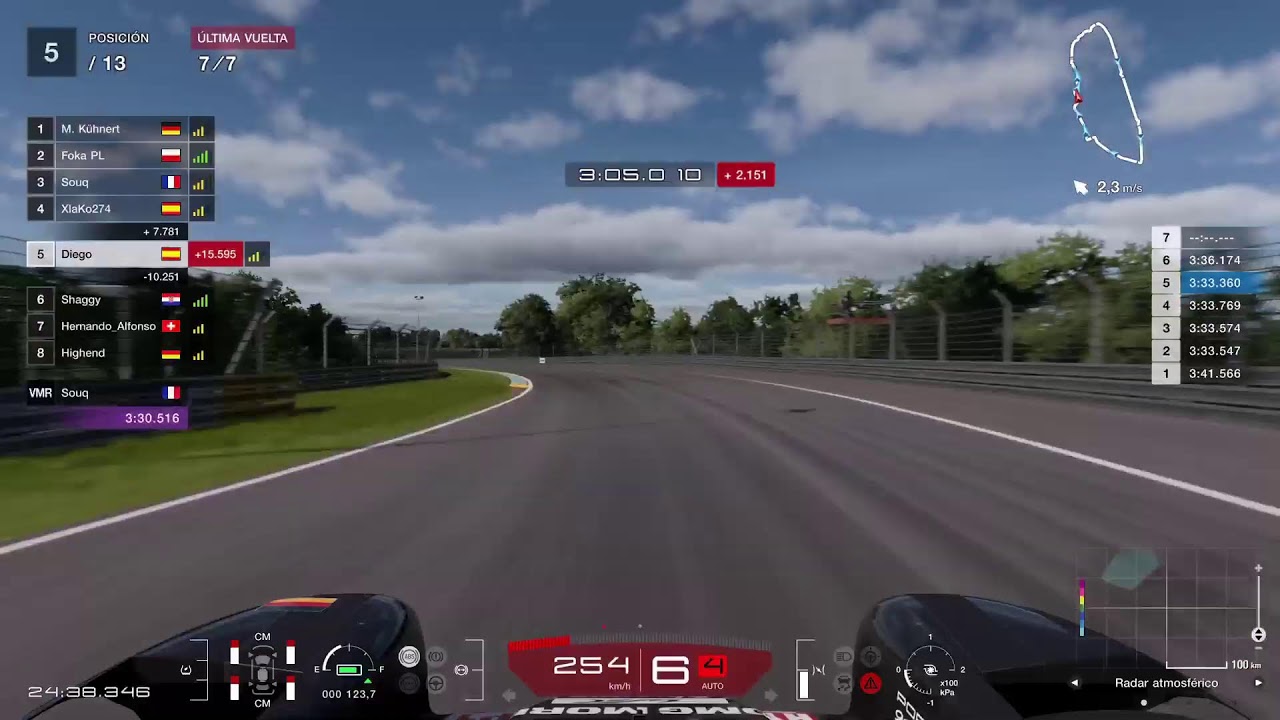 Gran Turismo 7 Clasificatoria World Series Nations Cup Exhibition 3  Ronda 6 Turno Tarde
