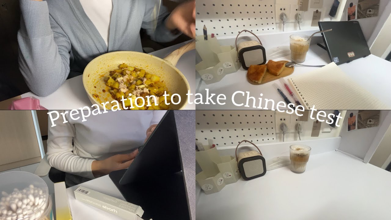 [VLOG] wake-up late , study chinese lamguage .