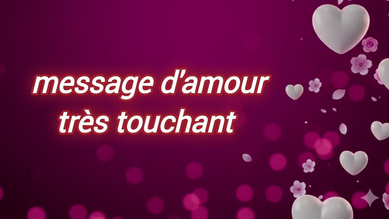 Message d&rsquo;amour tr&egrave;s profond et touchant 🌹❤️❣️ po&egrave;me d'amour ❤️ texte d'amour ❤️ message d'amour 