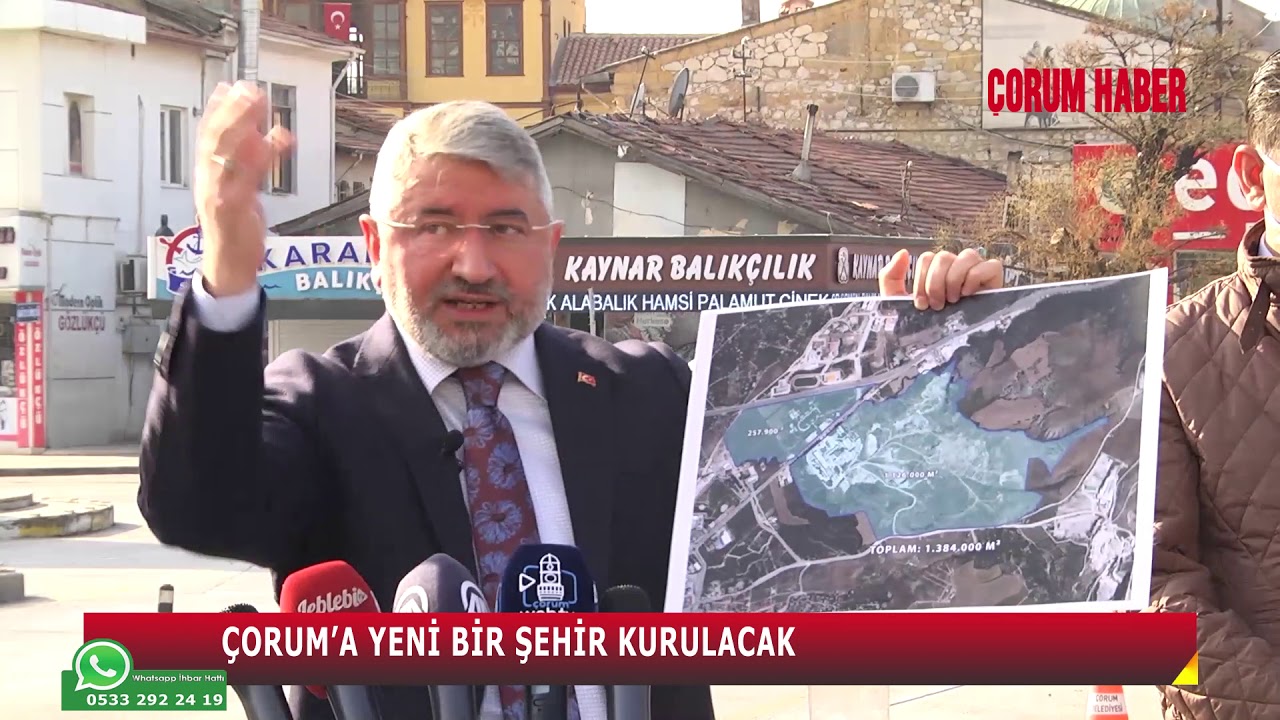 AŞGIN: ÇORUM'A YENİ BİR ŞEHİR KURULUYOR