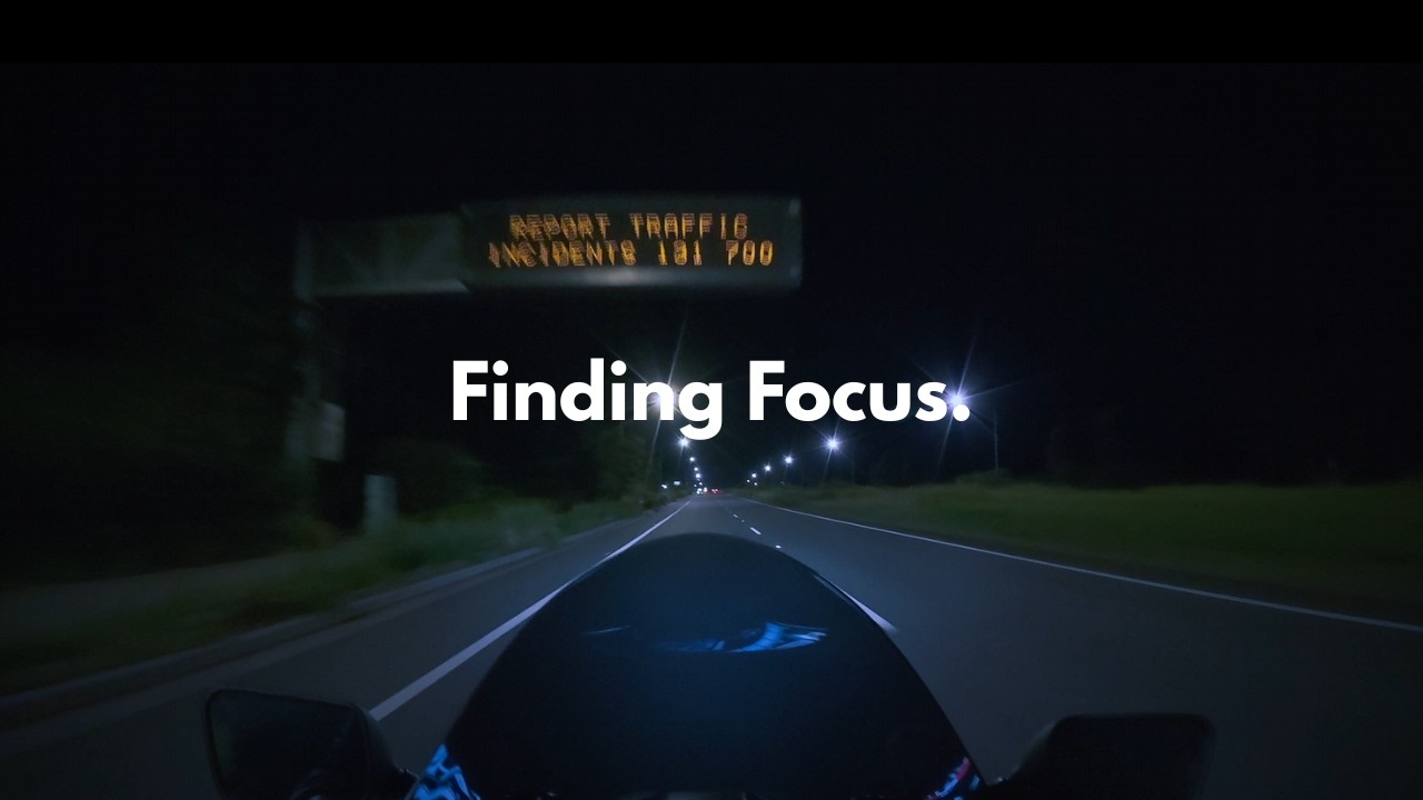 Finding focus. Come ride with me. - Yamaha R7