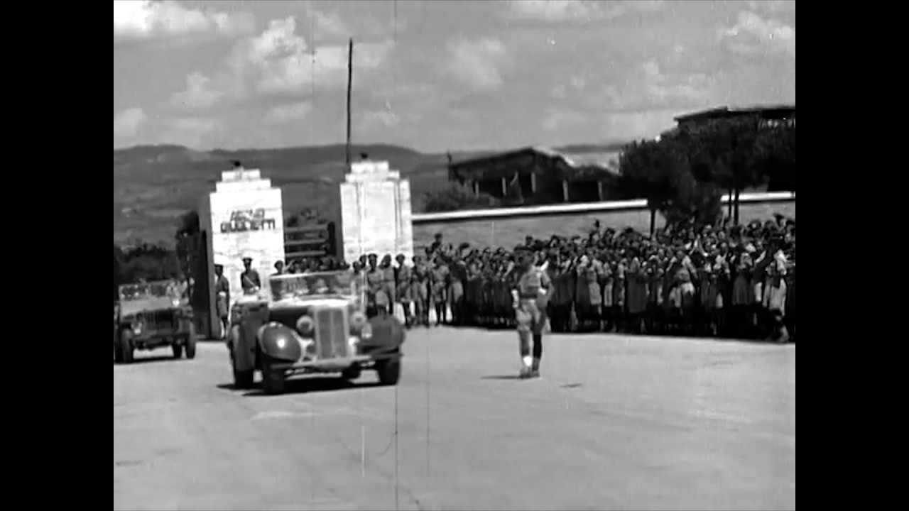 Re Giorgio VI a Perugia C. Del Lago e Umbertide - 2° Guerra Mondiale WWII | Filmato Raro (1944)