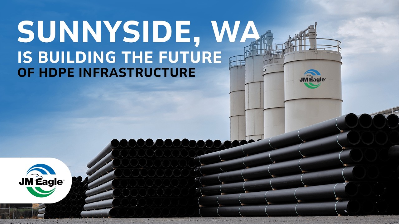 JM Eagle Sunnyside, WA is building America's Modern Infrastructure with our PE Pipe products.