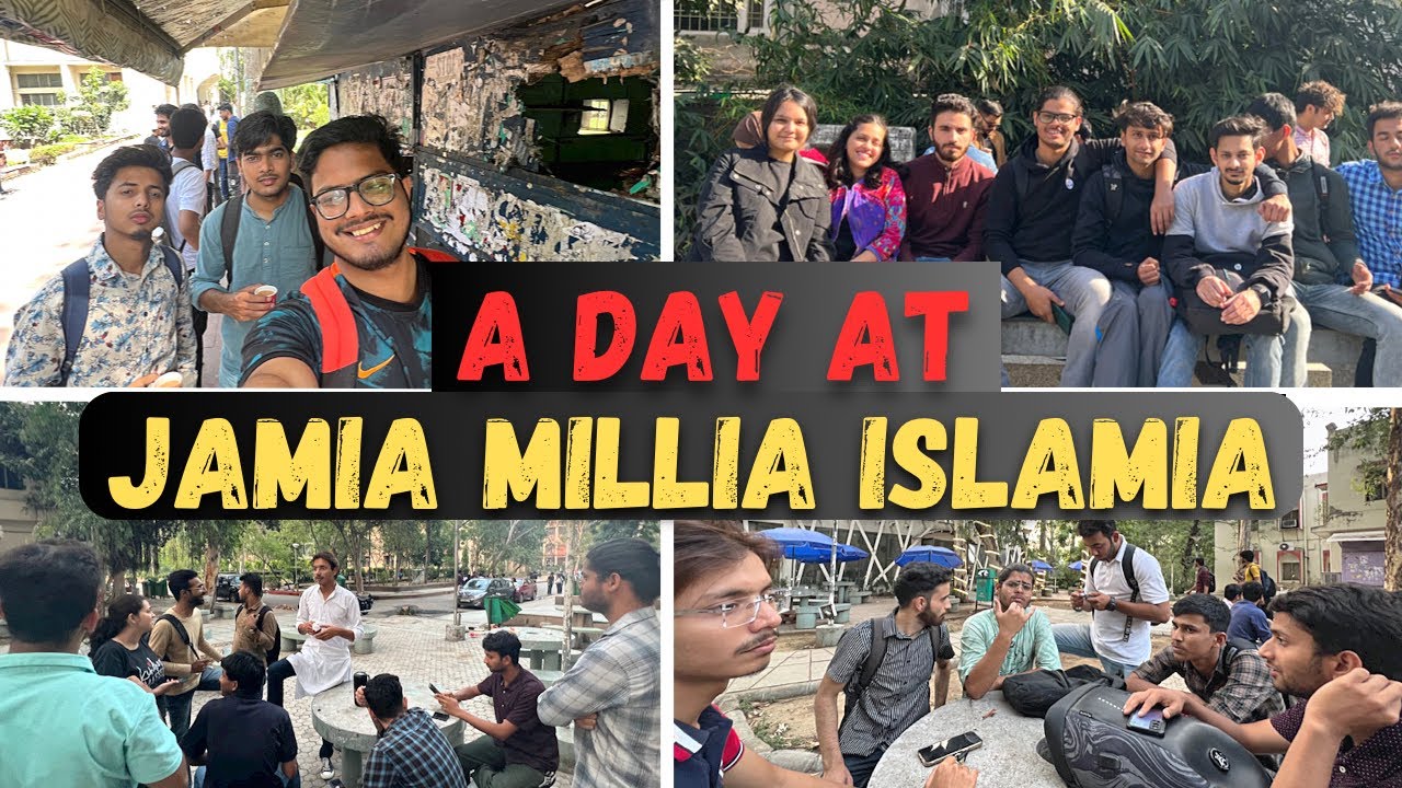 A day in the life of a COLLEGE STUDENT - Jamia Millia Islamia | JMI VLOG