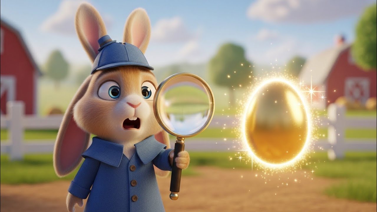 Golden Egg Mystery! 🥚🐣 Can Bunny Detective Solve It?