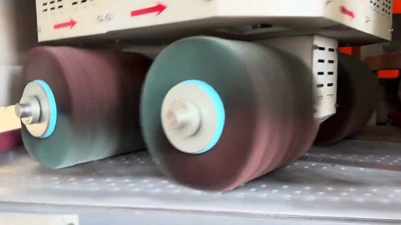Deburring stainless sheet