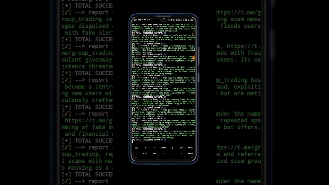 How to Report a Telegram Group or Channel in 2025 | Auto Report Script 🔴