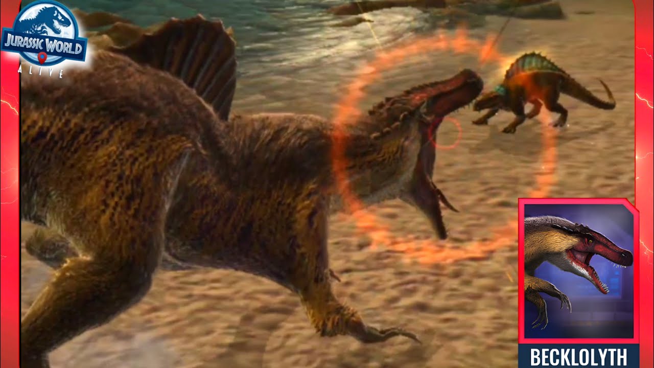 Level 30 BECKLOLYTH in Action! First Look PVP | Jurassic World Alive