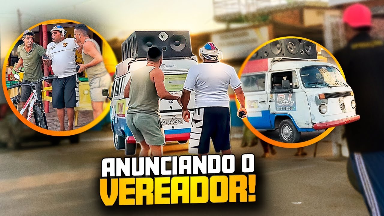 CARRO DE SOM ANUNCIA GALO CEGO VEREADOR E ELE FICA FURIOSO 🤣 | GALO CEGO