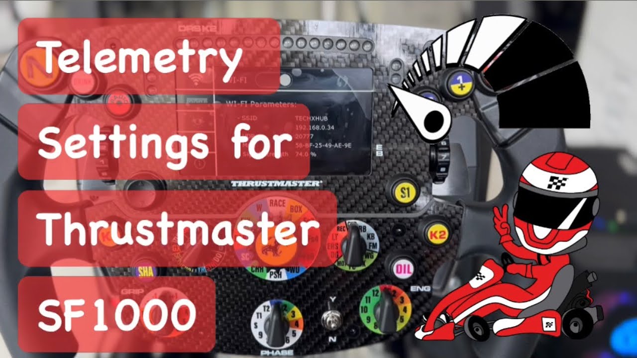 [ F1 22 ] Thurstmaster Ferrari SF1000 Telemetry Setup