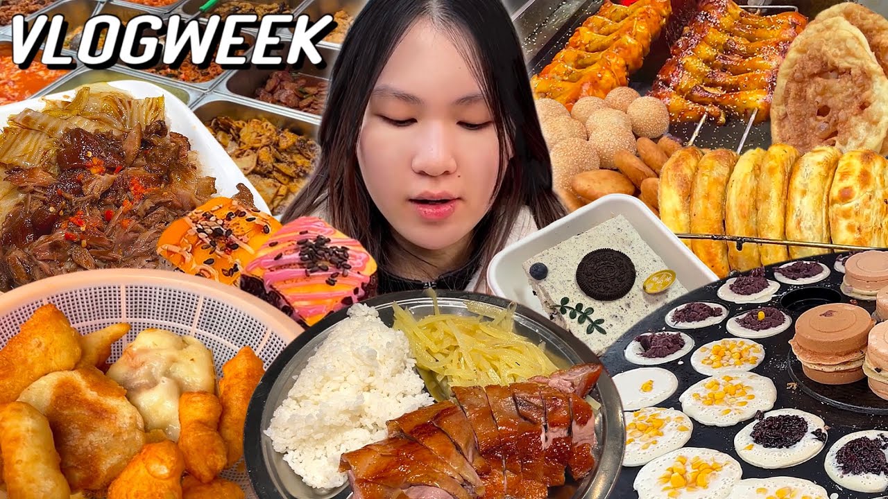 VLOGWEEK Ep.2 เรียนมหาลัยจีน 7 วันกินอะไรบ้าง? (สตรีทฟู้ดจีนช่วงหน้าหนาว)