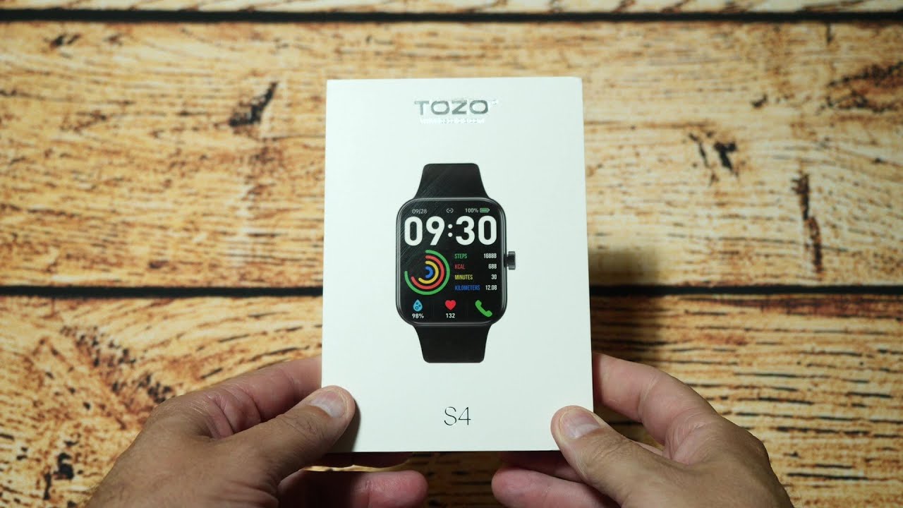 Умные часы TOZO S4 AcuFit One, совместимые с Apple и Android.