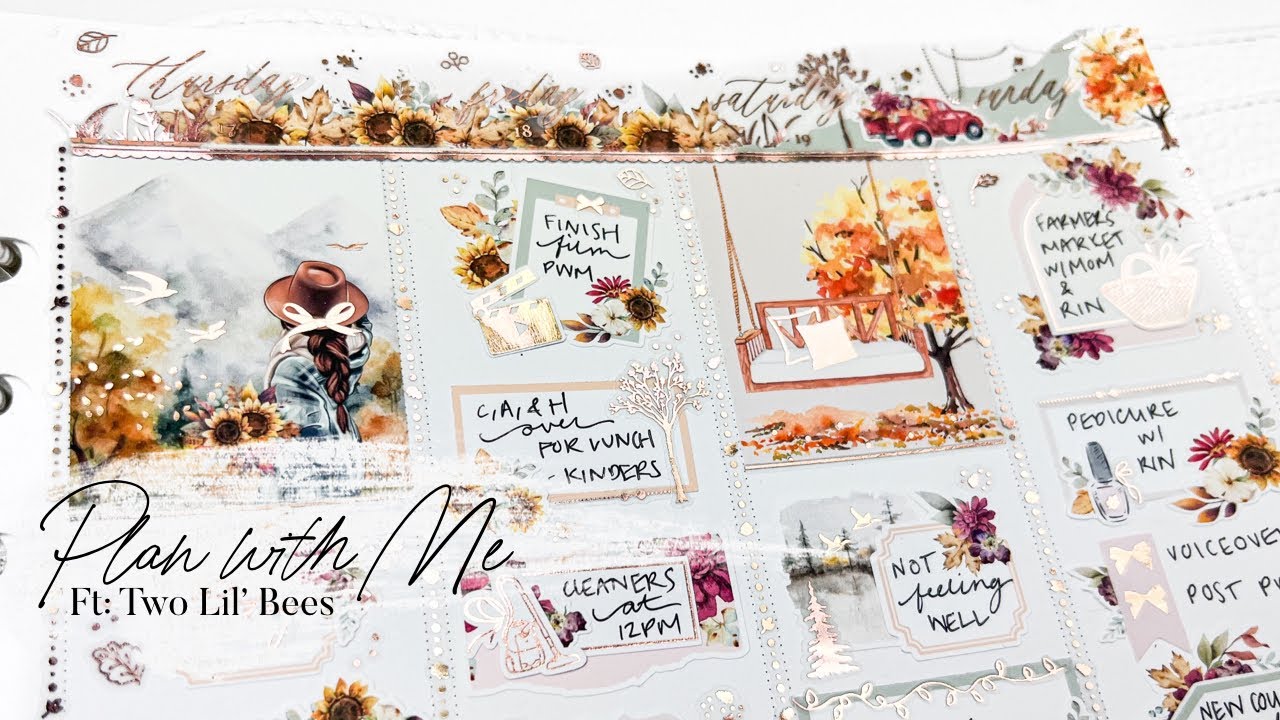 Plan with Me! Ft: Two Lil' Bees