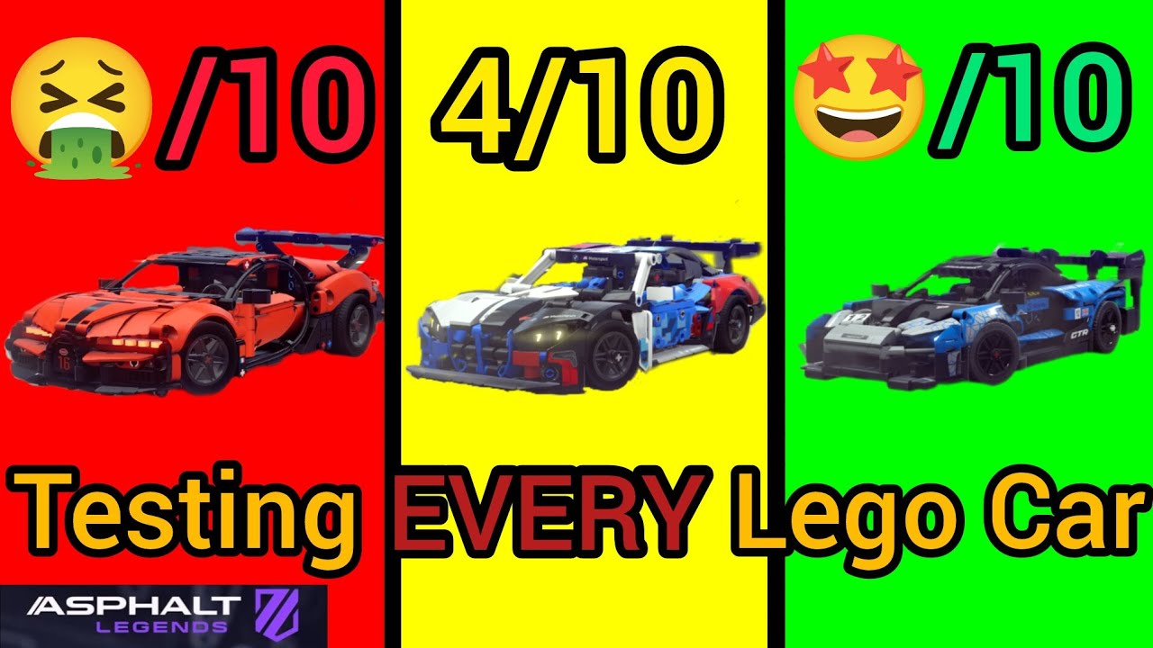 I tested every Lego Car in Asphalt Legends, so you don't have to