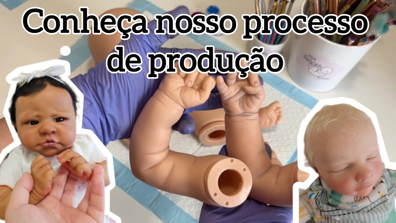 Conheça um pouquinho do nosso processo de produção de bebés Reborn 