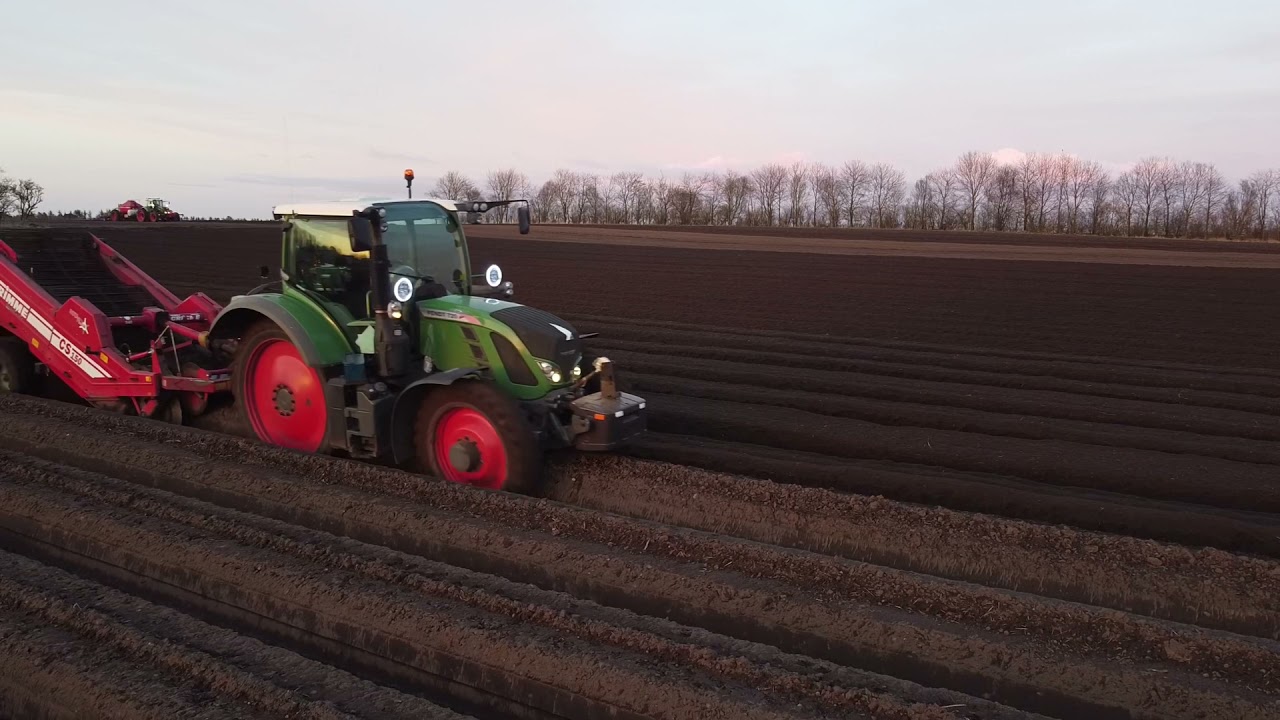 Strenglægning, gødningsplacering og kartoffellægning Kjargaarden 2021