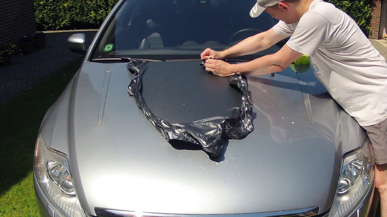 How to remove a car foil? Wie entfernt man eine Autofolie?