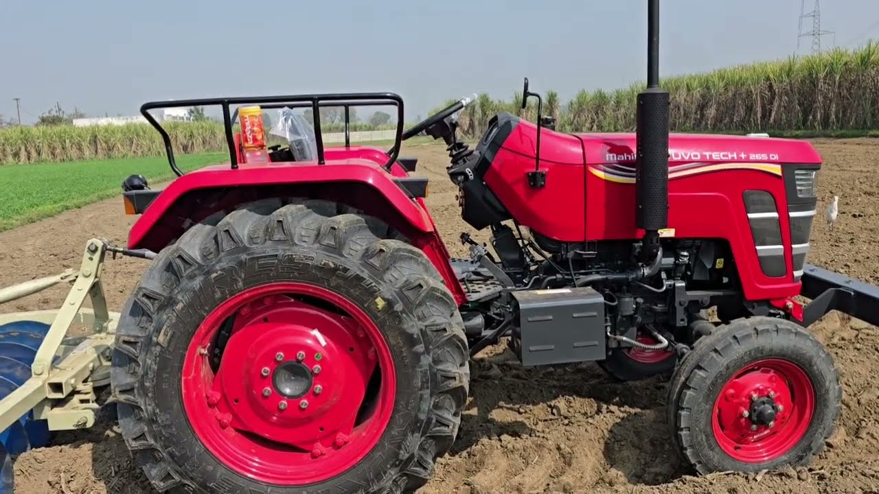 8x8 की (हंस) हैरो भी जबरदस्त तरीके से चलाई Mahindra yuvotech +265Di only 36Hp 