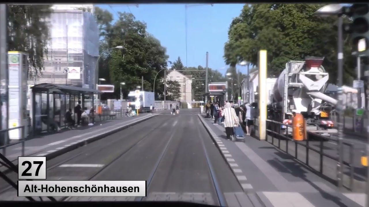Straßenbahn Berlin 2025 Linie 27