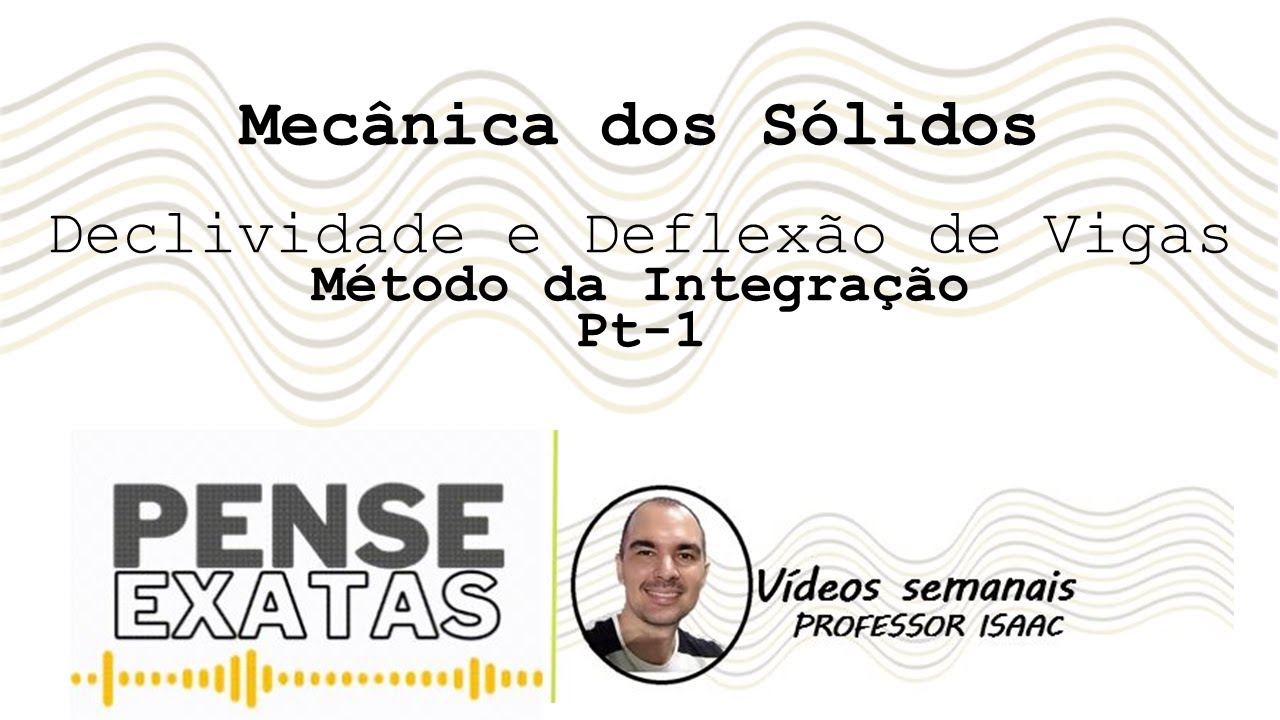 Declividade e Deflex&atilde;o de vigas | M&eacute;todo da Integra&ccedil;&atilde;o - Mec&acirc;nica dos S&oacute;lidos - Pt-1