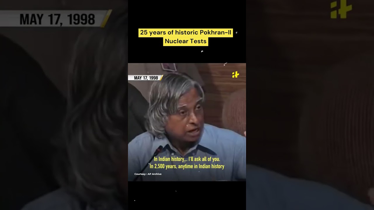 25 Years Of Historic Pokhran-II Nuclear Tests - Status | #Shorts