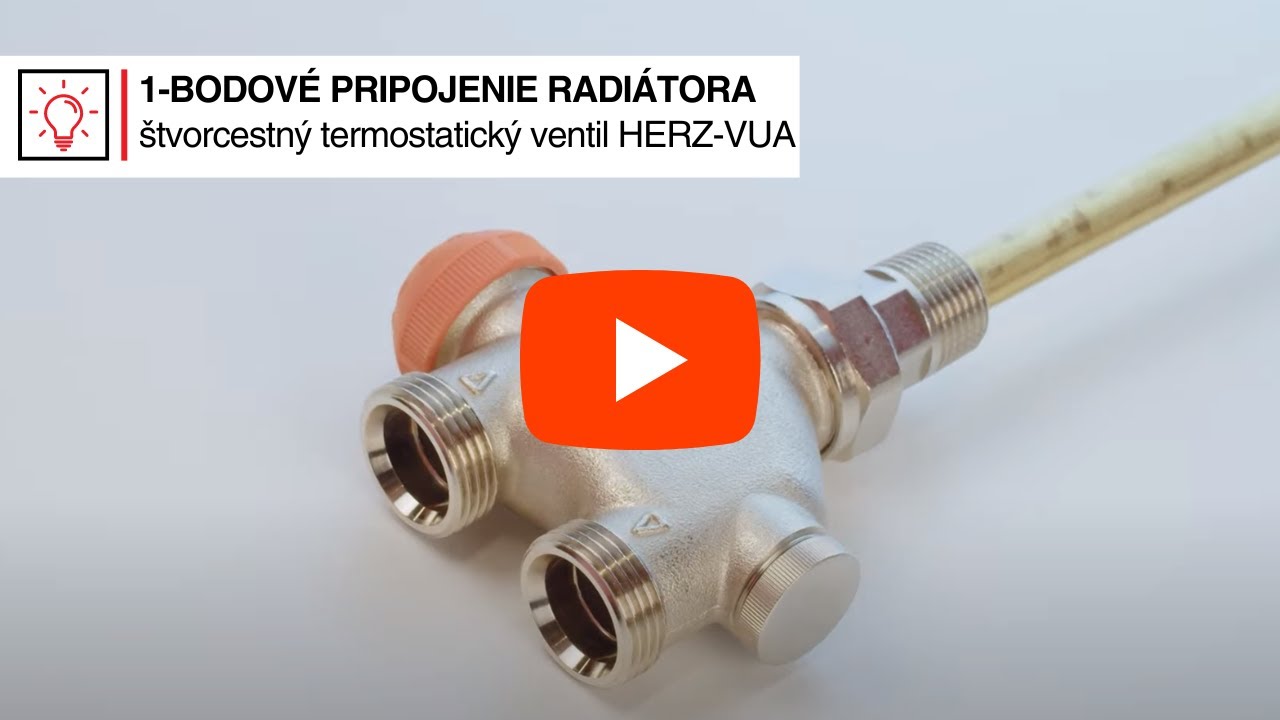 JEDNO-bodové pripojenie rebríkového radiátora