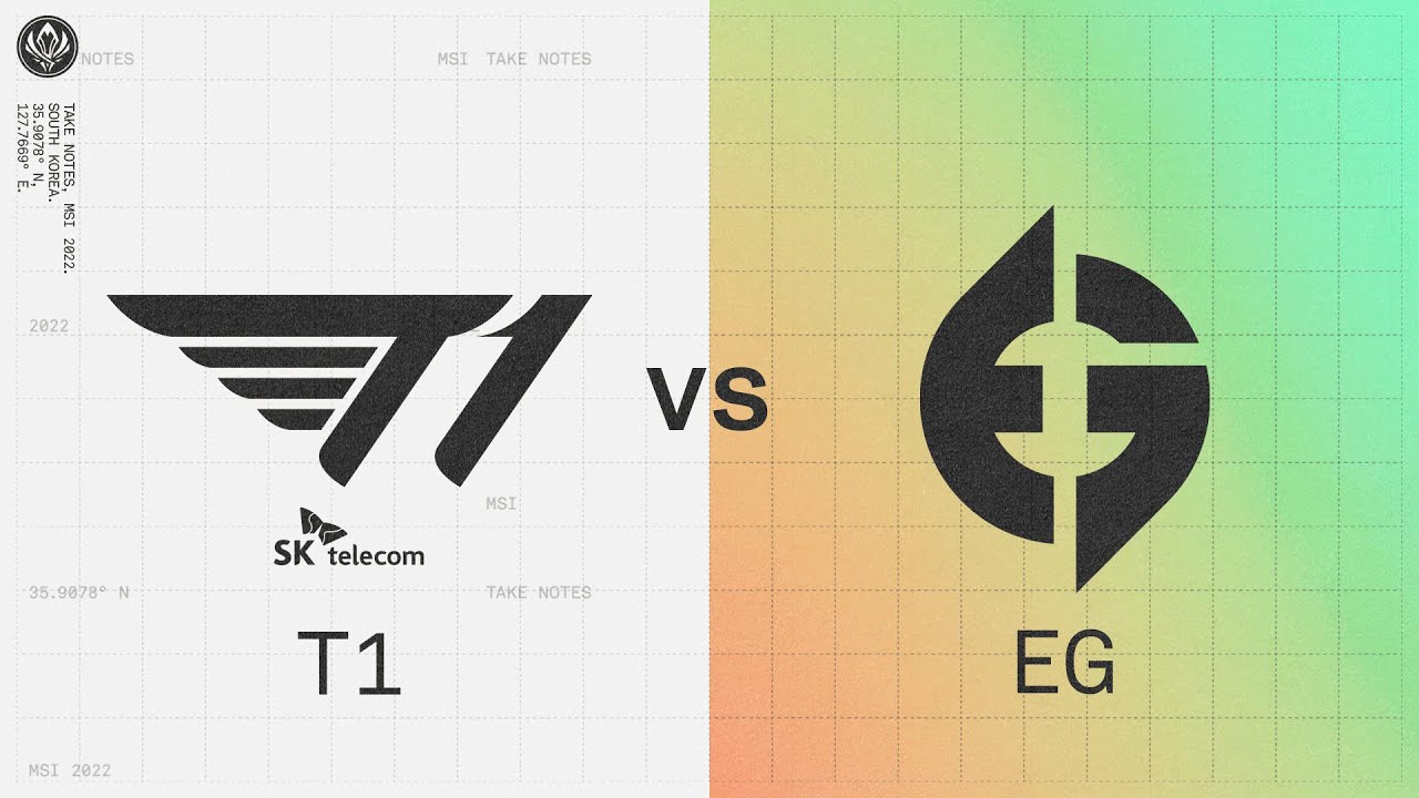 T1 vs. EG | 2022 MSI Rumble Stage Day 4 | T1 vs. Evil Geniuses