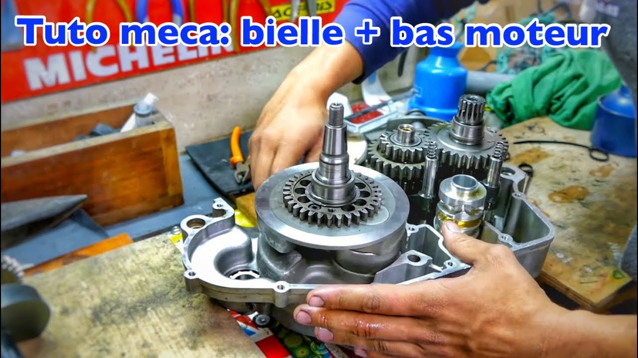 TUTO MECA : BIELLE (dubost Sports loisirs) + REMONTAGE BAS MOTEUR KTM / BETA