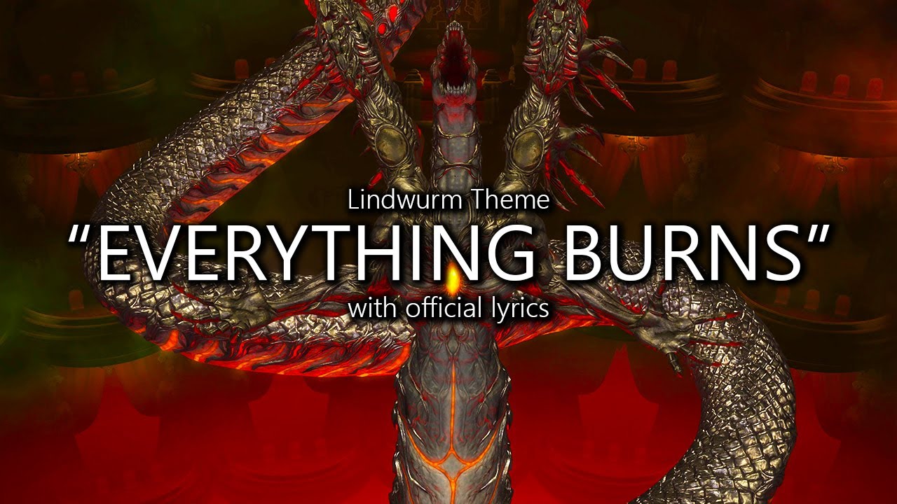 "Everything Burns" с официальным текстом песни | Final Fantasy XIV