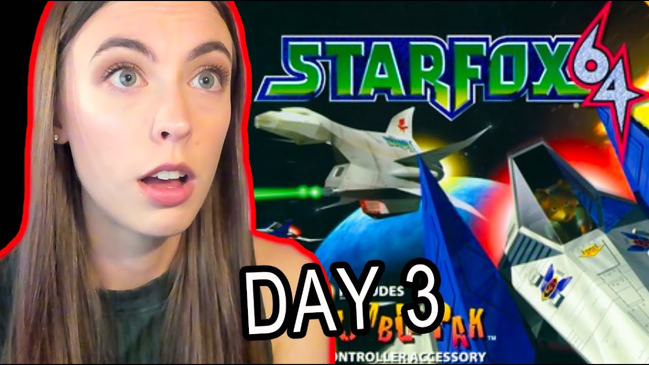 FIRST TIME PLAYING STARFOX 64 (DAY 3)