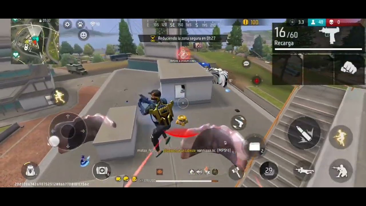 de vuelta en free fire ya tu chave