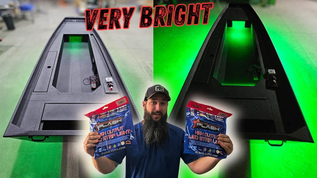 Make Your Hunting Boat BRIGHT With Plashlight LED's