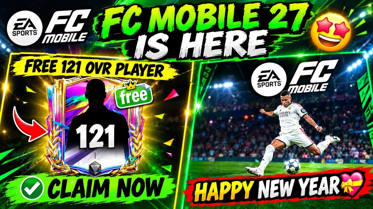 БЕСПЛАТНЫЕ ИГРОКИ 121 OVR НА ЮБИЛЕЙНОМ СОБЫТИИ, FC Mobile 27 уже здесь | Dynamic Fc