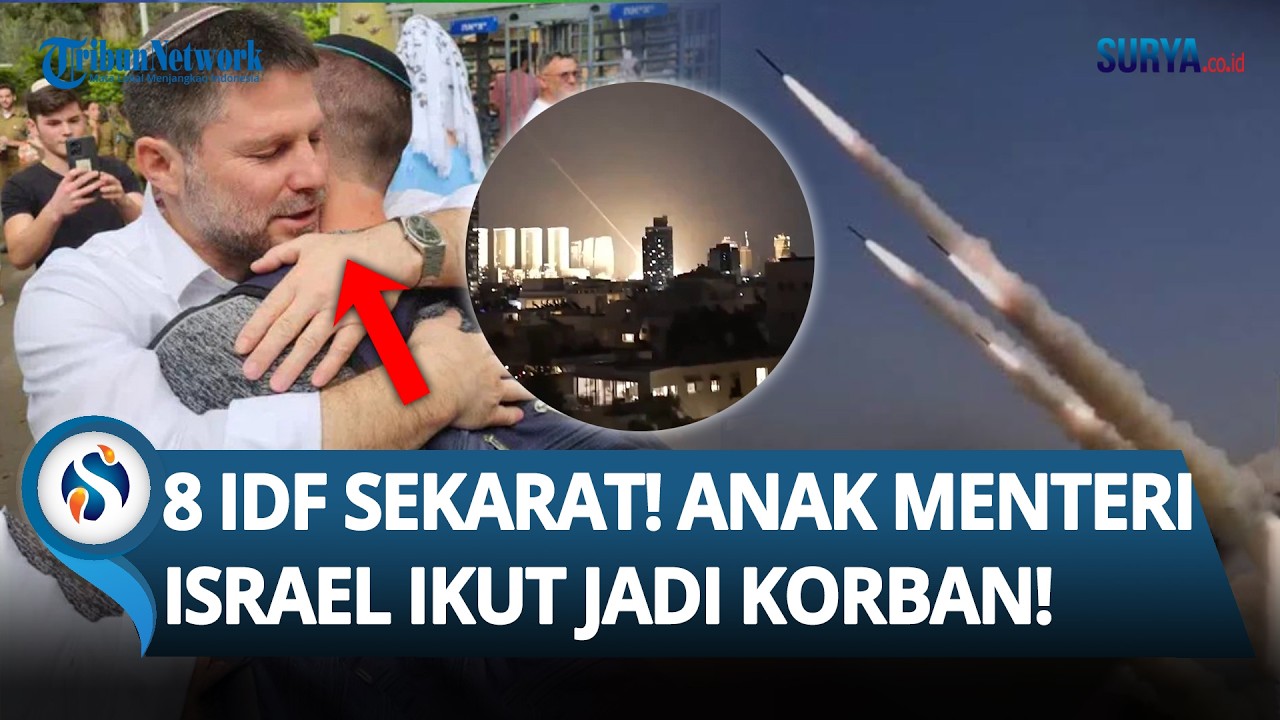MARKAS IDF MELEDAK Dirudal Sekutu Iran: 8 Tentara Sekarat, Anak Menteri Israel Ikut Jadi Korban!