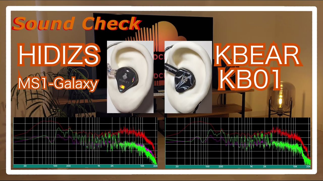 HIDIZS MS1-Galaxy vs KBEAR KB01 [IEMs Chinese In-Ear Sound Comparison 中華イヤホン音比較]