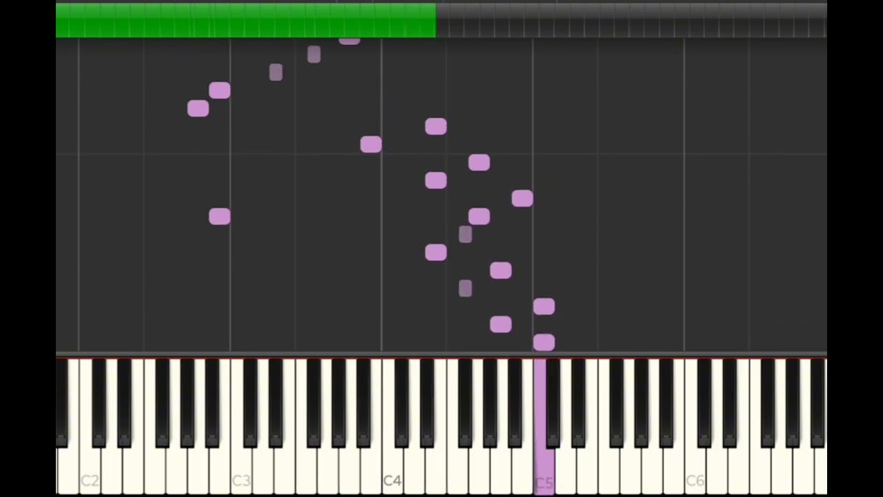 Agustin Barrios Etude No.3 Piano Synthesia 