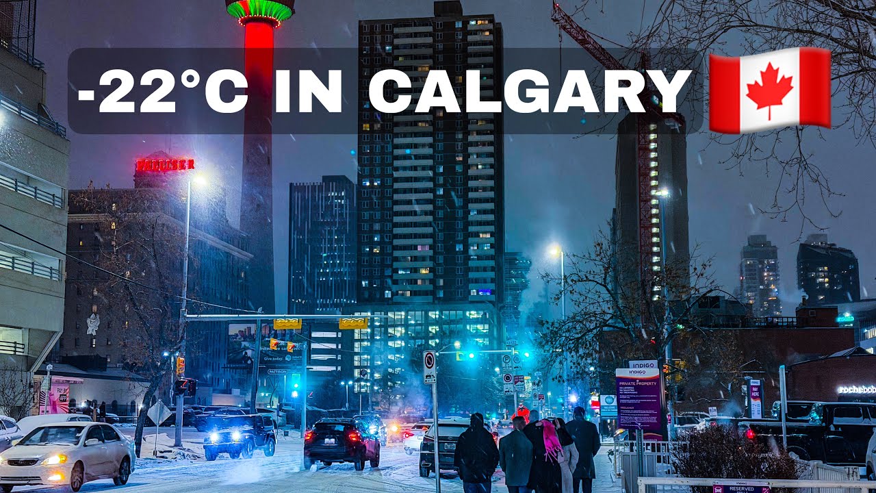 🇨🇦 What Winter REALLY Looks Like in Canada ❄️ Calgary Snow Walk 4K UHD | Part 1 