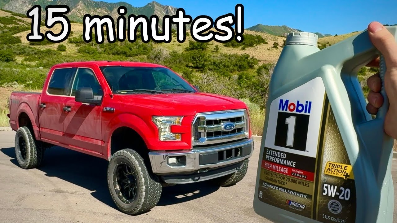 How to do a oil change on a F150 2015-2017 5.0