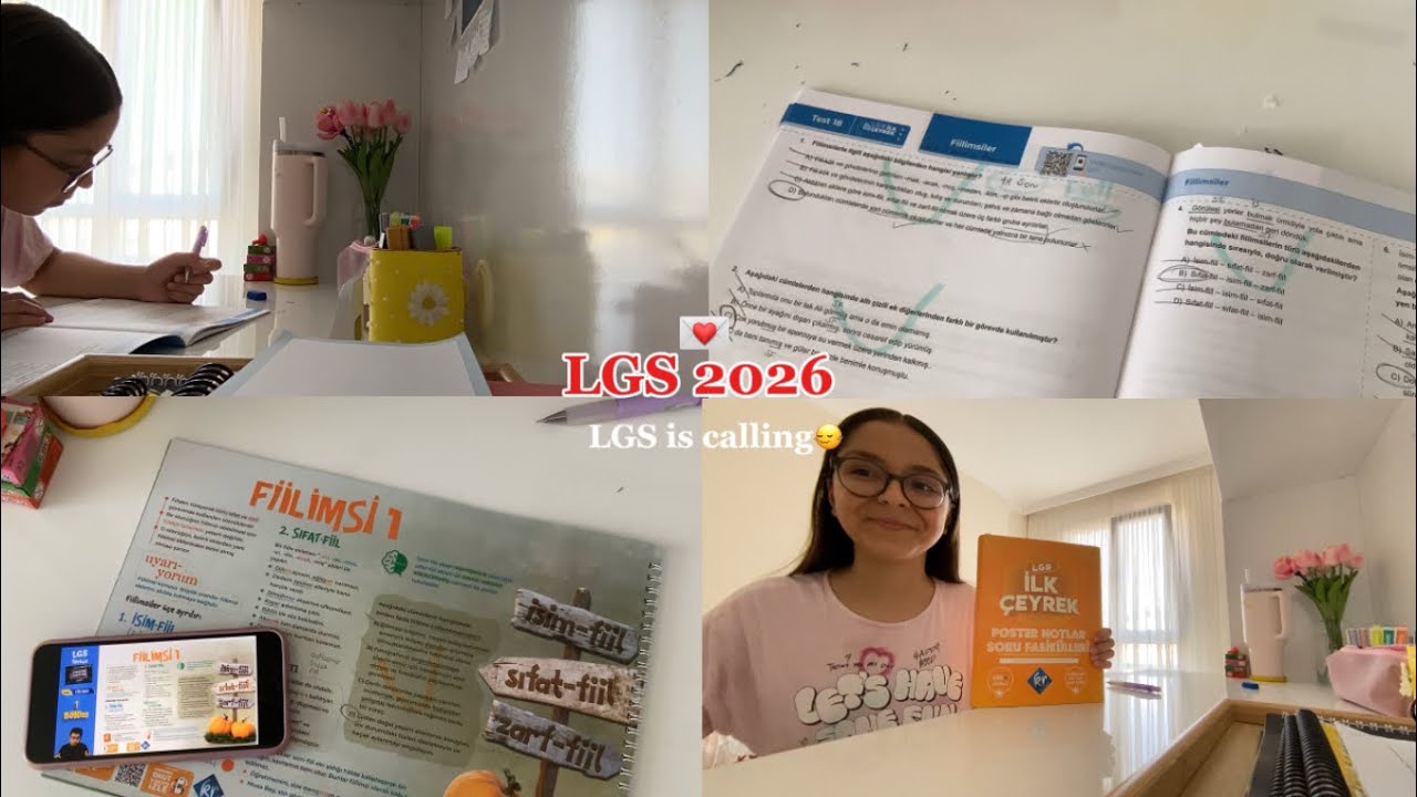 Lgs 2026  ders çalışma günlüğüm4 🎀#reklam #lgs 