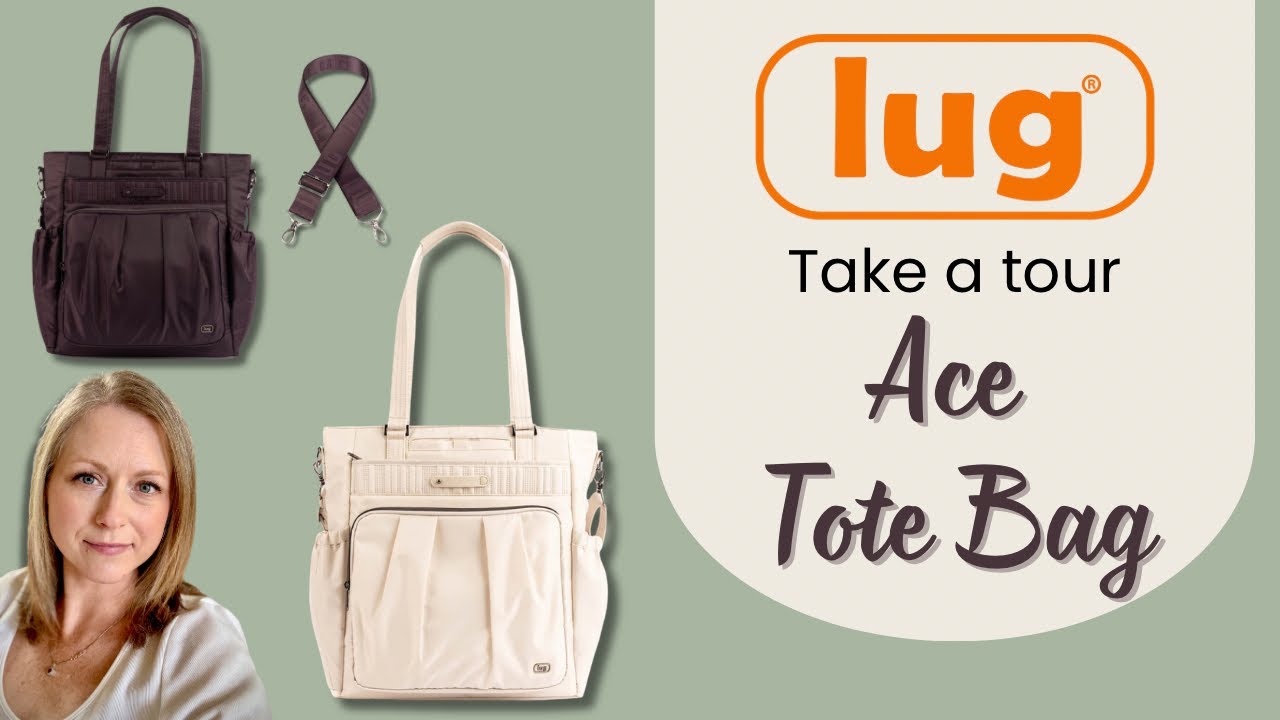 Lug Bag Tour and Comparisons | Ace Tote Bag Legacy Collection, Pebble, Plum